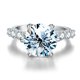 thumbnail image 2 of Anillos de Diamante de Moissanita de 5 Uds Anillos de Compromiso de Plata Esterlina 925 Anillos de Aniversario Promesa Boda para Mujer con Certificado, 2 of 8