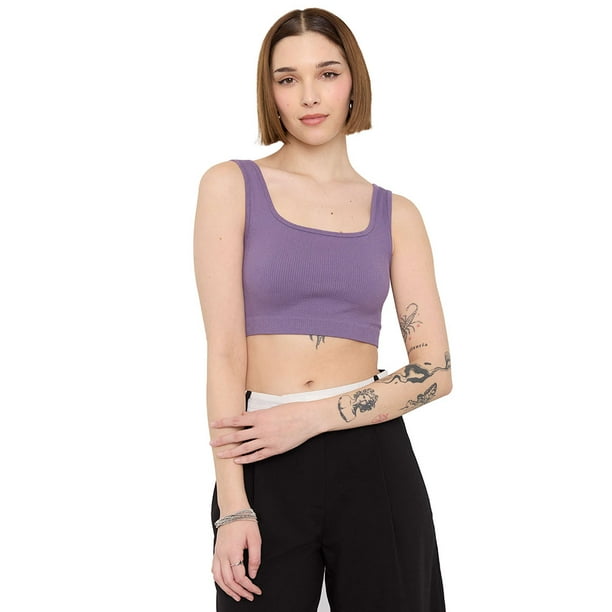 Peto Mujer Tira Ancha Morado Corona