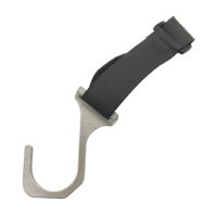 Ioensy - Gancho Para Volante, Gancho De Aleación De Aluminio Para Colgar, Accesorio Para Colgar Automotriz, Plateado