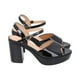 thumbnail image 3 of Sandalia Mujer Negro Connie Police, 3 of 6