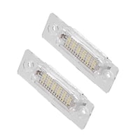 Xusx111 - 2Pcs Led Placa De Matrícula Luz Número De Coche Lámpara Reemplazo Luz Blanca Placa De Matrícula Luz Led, Montaje Extremadamente Brillante