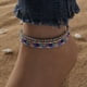 thumbnail image 4 of 4-Piece Colorful Rice Beaded Ankle Bracelet Set - Perfect for Summer Beach Decor & Boho Jewelry!, 4 of 4