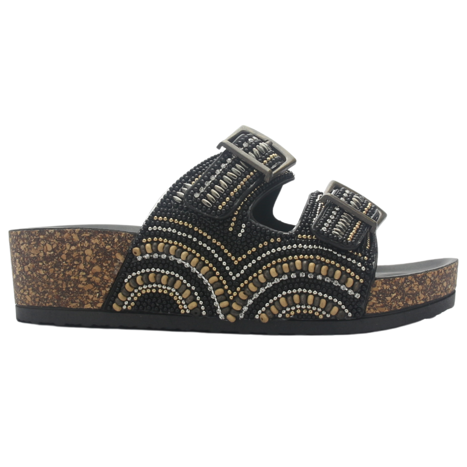 Sandalia De Mujer De Color Negro Casual Chalada Doit-20