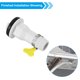 thumbnail image 5 of Conector de manguera de drenaje de aire acondicionado de 15 mm Uxcell, 4 piezas conector de drenaje universal con abrazadera, estilo blanco 6, 5 of 5