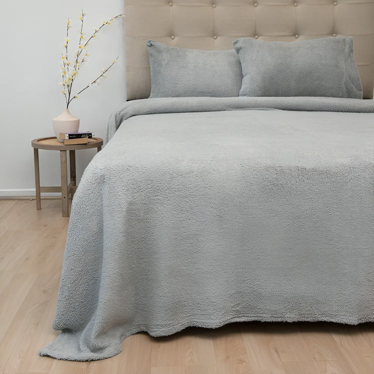 Sábanas Chiporro Lisa 2 Plazas / Gris – Doral
