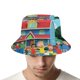 thumbnail image 4 of Caillou Sombrero bucket para adultos, gorra de protección solar, sombrero de pescador plegable para viajes al aire libre, pesca y actividades de verano, 4 of 6