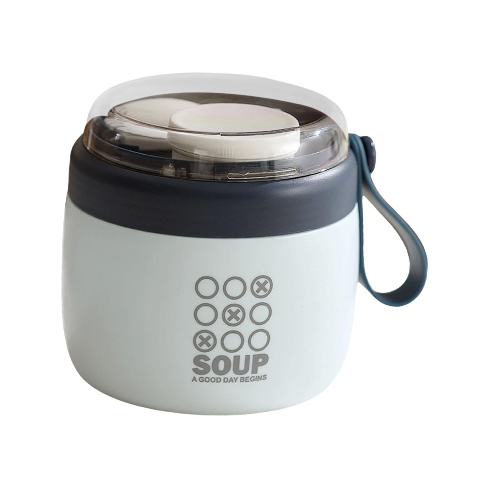 Uucntr - Contenedor De Comida Aislante, Lonchera Bento Para Picnic, Camping, Viajes, Azul