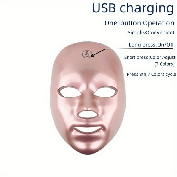 Rejuvenate Your Skin with This 7-Color LED Face Mask - Reduce the Look of Aging and Enjoy a Youthful Glow!