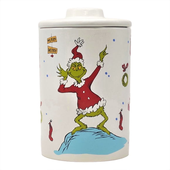Frasco cerámico Grinch