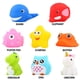 thumbnail image 5 of Juguetes de Baño JASNKKONT 8 Piezas Animales de Goma Flotantes con Luz, 5 of 7