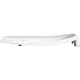 thumbnail image 2 of Asiento de inodoro Bemis 2155SSCT comercial abierto al frente, blanco, 2 of 8
