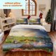 thumbnail image 1 of 3pcs Efteling Enchanted Park Printed Bedding Set Stylish and Simple Enhances Bedroom Atmosphere, 1 of 1