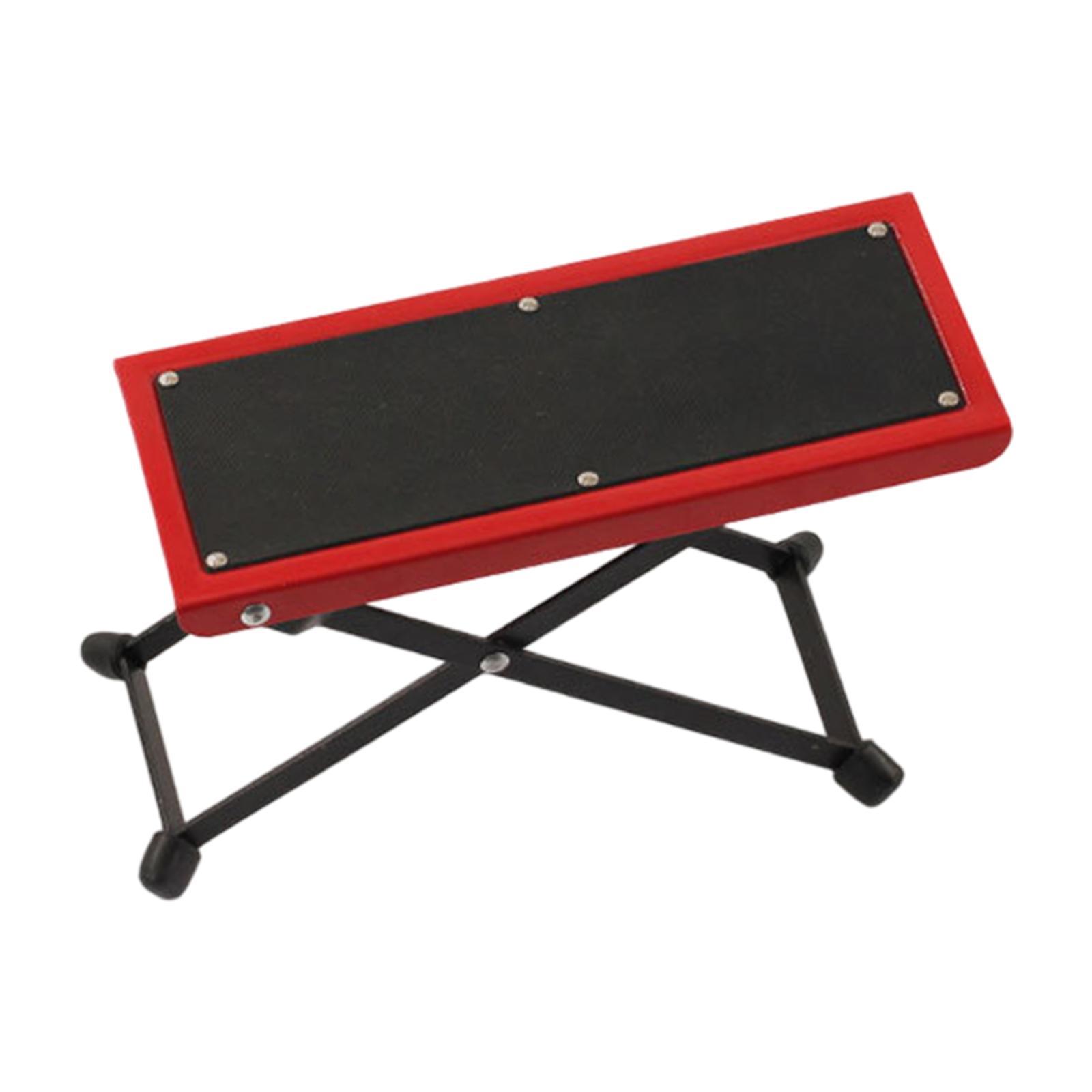 Bothyi - Pisos De Guitarra Guitarra Pie De Reposo Para Guitarra Ukulele Guitarra Acústica Rojo