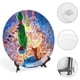 thumbnail image 4 of El Grinch Plato decorativo de porcelana fina (bone china), plato decorativo de cerámica para hogar, oficina, soporte de pared, platos decorativos para dormitorio - 6 pulgadas (15 cm), 4 of 6