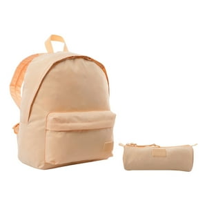 Mochila Escolar Totto Pack X2 + Estuche Multiuso Kalex Beige