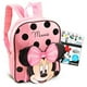 thumbnail image 1 of Mochila Disney Minnie Mouse - Conjunto: Mochila escolar 12 con orejas 3D y calcomanías (Suministros escolares), 1 of 2