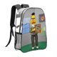 thumbnail image 1 of Bert Mochila Transparente Temática Resistente Y Duradera Bolsa See through Para Trabajo Deporte Universidad Y Viaje 31 × 43 Cm, 1 of 6