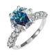 thumbnail image 1 of Anillos de Moissanita de Oro Blanco de 18K de 5Uds para Mujer Regalo Color D Claridad VVS1 Anillos de Diamante Anillo de Plata Esterlina S925 Joyería Anillos de Compromiso de Moissanita con, 1 of 8