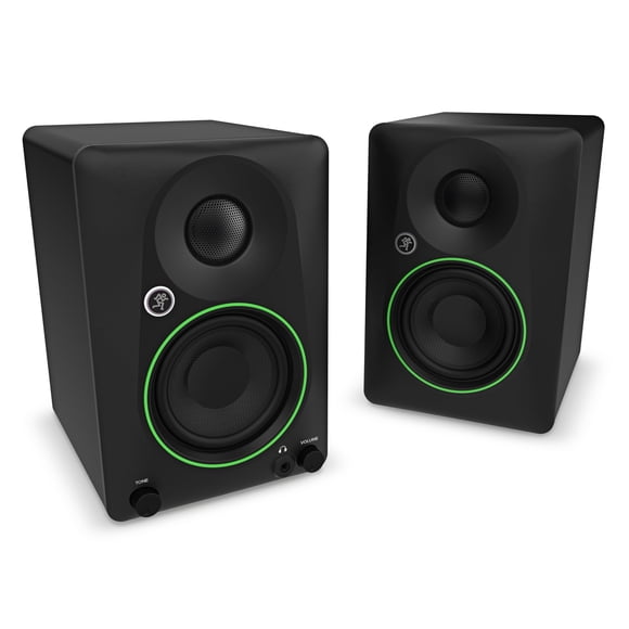 Monitores de estudio Mackie CR3.5 de 9 cm y 3,5 pulgadas con alimentación y control de tono