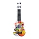 thumbnail image 5 of Ukelele para Juguete de guitarra Juguete de ukelele de aprendizaje temprano Instrumento musical de simulación para juguetes de fiesta Educación Patrón de grafiti, 5 of 5