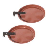 Ioensy - 2 Piezas De Cuenco Para Pájaros Para Mascotas, Bandeja De Alimentación Para Árboles, Comedero Para Pájaros Para Jardín Y Patio Al Aire Libre