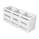 thumbnail image 1 of Soporte Para Utensilios De Cocina, Caja Organizadora De Cubiertos Resistente De 3 Rejillas Para Fiestas, Hogar Y Exteriores, Color Blanco, 1 of 3