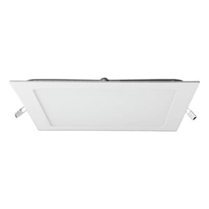 Teimporta - Panel Led Foco Plafón Empotrado Cuadrado 18W 22Cm Luz Cálida Blanco