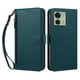 thumbnail image 1 of Funda Tipo Billetera para Motorola Moto edge 40 5G con Soporte y Bolsillo con Cierre Verde, 1 of 1