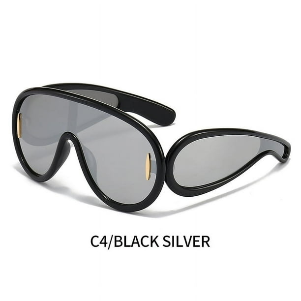 Cyberpunk Sports Sunglasses - Luxury Brand Oversized Eyewear for Women and Men - UV400 Protection - Perfect for Summer Parties and Outdoor Activities