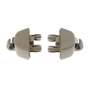 Genérico - Ganchos Para Visera Interior Para Audi A6 C6, Vw Passat Polo, 2 Piezas, Color Beige