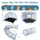 thumbnail image 3 of Casa para Gatos Tivray 4‑en‑1 Portátil – Tienda, Corral Hexagonal y Túneles, 3 of 7