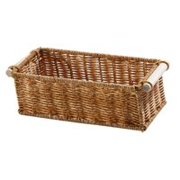 Bothyi - Cestas De Ratán De Imitación, Cesta De Almacenamiento, Contenedor Rectangular Para El Hogar, Bar, Cocina, L