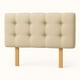 thumbnail image 1 of Respaldo 2 Plazas Botón Repujado Beige, 1 of 3