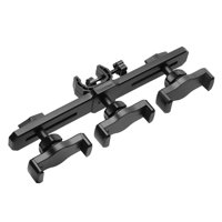 Magideal - Adaptador De Trípode De Teléfono Adaptador De Teléfonos Inteligentes Adaptador De Trípode Multifunción Desktop Topeador De Teléfonos Móviles Adaptador Posición Triple