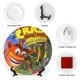 thumbnail image 3 of Crash Bandicoot Plato decorativo de porcelana fina (bone china), plato decorativo de cerámica para hogar, oficina, soporte de pared, platos decorativos para dormitorio - 6 pulgadas (15 cm), 3 of 6