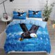 thumbnail image 1 of Bald Eagle Quilt Duvet Cover Set Bed Linen Bedspread Queen 3-Piece Bedding Set, 1 of 5