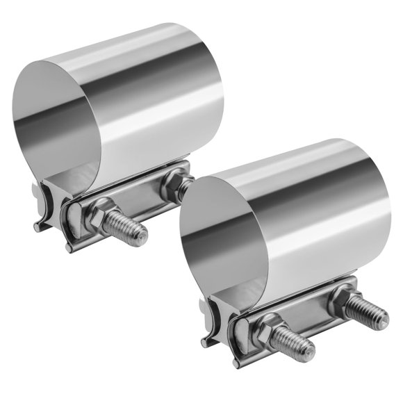 Abrazadera de escape VehiMata 5 cm 2 " Pack de 4 en acero inoxidable