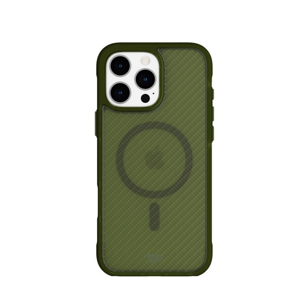 Funda tech21 EvoArmor para iPhone 16 Pro Max con MagSafe, color verde