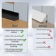thumbnail image 5 of Moldura flexible cuarto de caña autoadhesiva negra, tipo peel and stick, 5 of 9