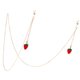 thumbnail image 1 of Gafas De Gafas De Gafas Gafas De Sol Collar De Cadena De Collar Fresa Roja, 1 of 5