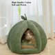 thumbnail image 3 of Camas De Gato Para Gatos De Interior Casa De Gato De Calabaza Carpa De Gato De La Cueva De La Forma De La Calabaza Linda Con Cojín Extraíble Cálida Casa De Cachorro De La Cama Del Nido De, 3 of 3