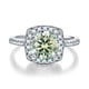 thumbnail image 1 of Moissanite Engagement Rings para Mujer Anillos de Diamante de Plata Esterlina 925 Color D de 2 Uds Anillos de Promesa de Aniversario de Boda Regalos para Ella Esposa con Certificado, 1 of 8