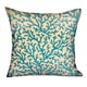 thumbnail image 1 of Cojín Plutus Brands Marlin Vines, azul, crema y floral, 1 of 3