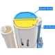 thumbnail image 5 of Kit de reparación de válvulas de descarga de inodoro, reemplazo de válvula de drenaje de una pieza, doble descarga, compatible con TOTO THU338N, 5 of 7