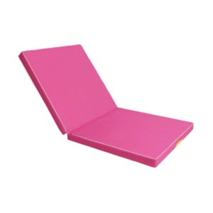 Ioensy - Colchoneta De Gimnasia Plegable, Portátil Y Compacta, Ideal Para Entrenamientos En Exteriores E Interiores, Color Rosa