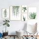 thumbnail image 4 of ART ZONE - Póster con impresión artística en lienzo de hojas de plantas tropicales, cuadros de pared de plantas verdes nórdicas, pintura grande para habitación infantil, sin marco, 4 of 5