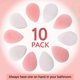 thumbnail image 5 of Esponja facial IMPRESA pack de 10 melocotón/blanco, grosor medio, 5 of 8