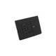 thumbnail image 2 of Placa armada enchufe simple 10A + USB 1A S33 noir mate, 2 of 3