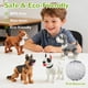 thumbnail image 4 of Figuras de perro impresas en 3D VDEZX 8‑13 cm (set de 6 piezas), 4 of 7