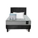 thumbnail image 2 of Cama Cannon 1 1/2 Plazas + Almohada + Sabanas + Respaldo Tela Negro, 2 of 11